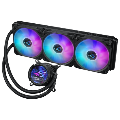 ASUS ROG STRIX LC III 360 ARGB LCD BLACK/WHITE EDITION CPU Liquid Cooler, 2.1" Full Color IPS LCD, Intel: LGA1700,1200,115x, AMD: AM5,AM4, 6 Yrs Wty