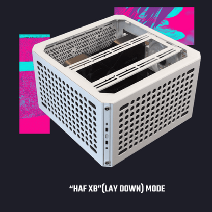 COOLER MASTER QUBE 500 FLATPACK QUBE Series ATX MID TOWER BLACK & WHITE EDITION CASE