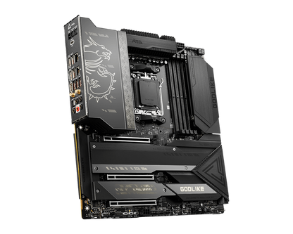 MSI MEG X670E GODLIKE Socket AM5/Wi-Fi 6E/DDR5/PCIe 5.0/4x M.2/8x SATA 6G/3x PCI-E x16 slot/Windows 10&11 E-ATX Motherboard