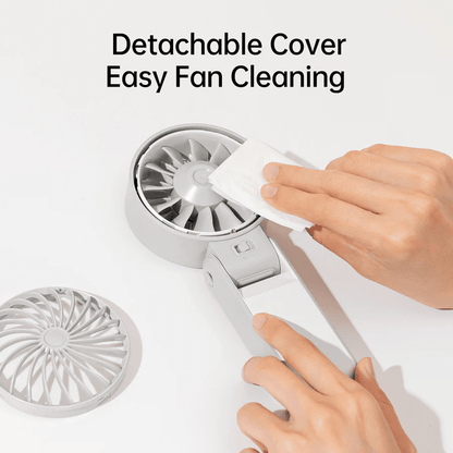 JISULIFE Handheld Fan Life7 3600mAh/5000mAh (Light Grey/Pink/Black) 5 speed gears, Multi-Angle (30° to 180°), ABS material, 1 Year Wty
