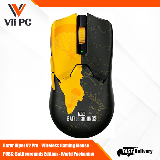 Razer Viper V2 Pro - Wireless Gaming Mouse - PUBG: Battlegrounds Edition