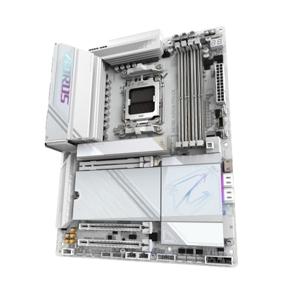 GIGABYTE X870E AORUS PRO ICE GAMING WIFI AM5 ATX Motherboard + AMD Ryzen™ 7 9800X3D Desktop Processor BUNDLE