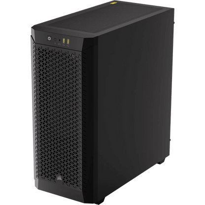 CORSAIR 480T Airflow Tempered Glass Mid-Tower ATX Black Case - 360mm radiator, 2.5" Drive Bays x2, 3.5" Drive Bays x2, 2yrs Wty