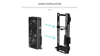 Lian Li O11D EVO XL Upright GPU Bracket Black/White - 1yr Wty