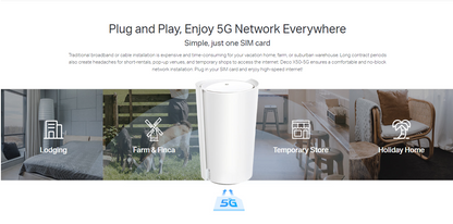 TP-LINK DECO X50-5G AX3000 Whole Home Mesh Wi-Fi 6 Gateway