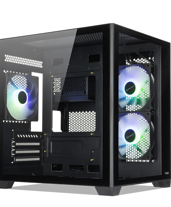 TECWARE VXM2 Dual Chamber MATX Case Black