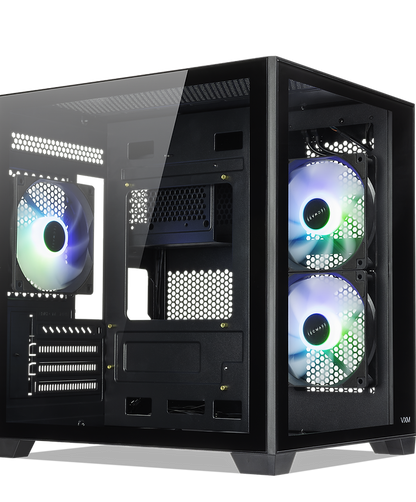 TECWARE VXM2 Dual Chamber MATX Case Black