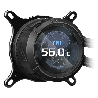 ASUS ROG STRIX LC III 360 ARGB LCD BLACK/WHITE EDITION CPU Liquid Cooler, 2.1" Full Color IPS LCD, Intel: LGA1700,1200,115x, AMD: AM5,AM4, 6 Yrs Wty