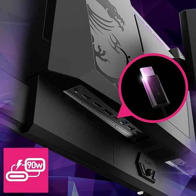 MSI MPG 271QRX 27" QD-OLED WQHD (2560x1440) / 360Hz / 0.03ms(GTG) / HDR TrueBlack400 / TypeC (90W) / 2xTypeA / 1xType B / KVM / Adjustable Gaming Monitor