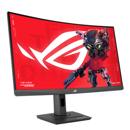 ASUS ROG Strix XG27WCS USB Type-C Gaming Monitor - 27" (2560x1440) Curved, 180Hz (Above 144Hz), 1ms (GTG), Fast VA, Extreme Low Motion Blur Sync, USB Type-C, FreeSync, DisplayWidget Center, tripod socket, HDR