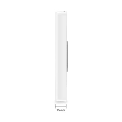 TP-LINK EAP615-Wall AX1800 Wall Plate Wi-Fi 6 Wireless Dual-Band Access Point 4G Ports(1× uplink + 3× downlink),Cloud Access, Omada App, Seamless Roaming