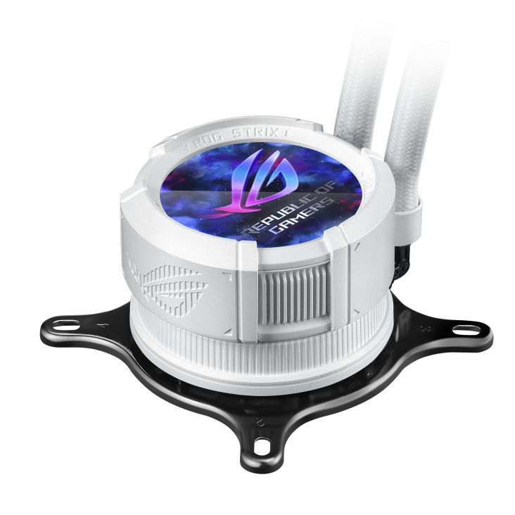 ASUS ROG STRIX LC III 360 ARGB LCD BLACK/WHITE EDITION CPU Liquid Cooler, 2.1" Full Color IPS LCD, Intel: LGA1700,1200,115x, AMD: AM5,AM4, 6 Yrs Wty