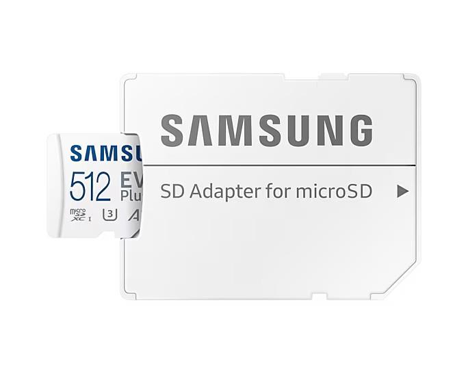 SAMSUNG EVO PLUS microSDXC Memory Card with Adapter 64GB/128GB/256GB/512GB Card up to 130MB/s Read, compatible to UHS-I
