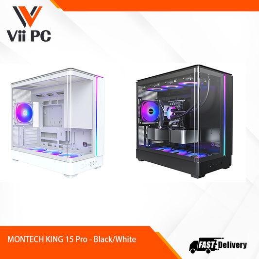MONTECH KING 15 Pro - Black/WHite