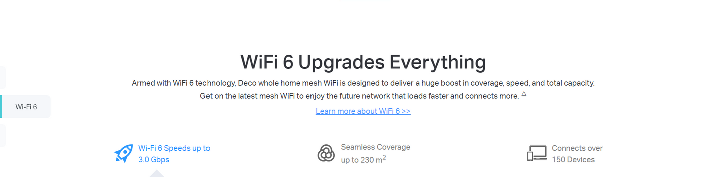 TP-LINK DECO X50-5G AX3000 Whole Home Mesh Wi-Fi 6 Gateway