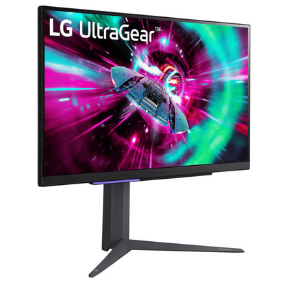 LG 27GR93U-B 27" UltraGear™ UHD(3840 x 2160)/16:9/IPS/144Hz/1ms/HDR400/HDR10/GSYNC/FreeSync Premium/DCI-P3 95%/HDMI2.1/DP1.4/USB3.0/4pole(Sound+Mic)/Adjustable Stand Black Gaming Monitor