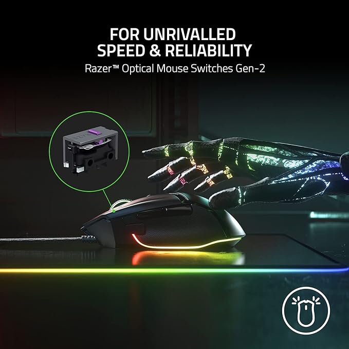 Razer Basilisk V3 Customizable Gaming Mouse with Razer Chroma™ RGB