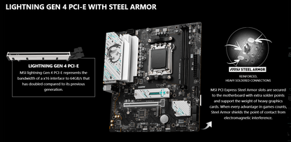 MSI B650M GAMING WIFI Socket AM5 2x M.2 Motherboard
