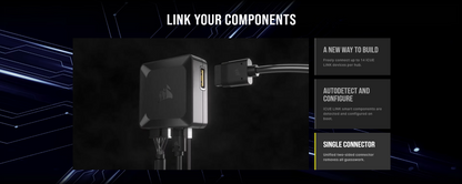 CORSAIR iCUE LINK System Hub - Connect Up to 14 CORSAIR iCUE LINK Devices - Auto Device Detection