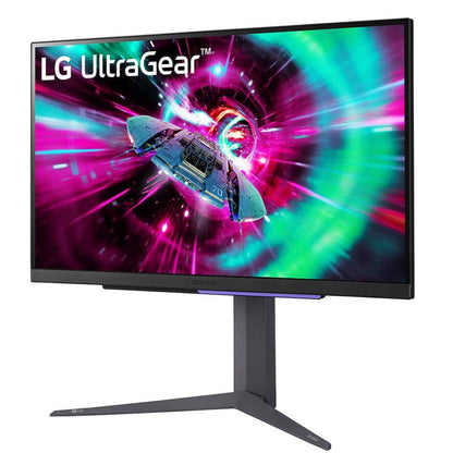 LG 27GR93U-B 27" UltraGear™ UHD(3840 x 2160)/16:9/IPS/144Hz/1ms/HDR400/HDR10/GSYNC/FreeSync Premium/DCI-P3 95%/HDMI2.1/DP1.4/USB3.0/4pole(Sound+Mic)/Adjustable Stand Black Gaming Monitor