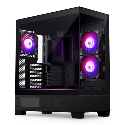 PHANTEKS XT SERIES XT VIEW ATX MID TOWER CASING - Tempered Glass, 3xM25-120 DRGB Fan, BLACK/WHITE