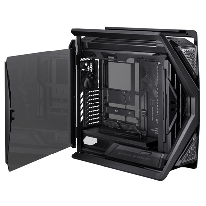 ASUS ROG HYPERION GR701 EATX CASE WITH BTF EDITION -  5 x 2.5" Bay, ARGB, 420mm Dual Radiator, 4x140mm Fans, Tempered Glass, 1 Yr Wty