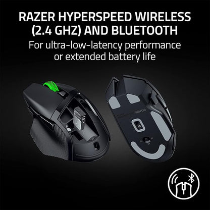 Razer Basilisk V3 X HyperSpeed Customizable Wireless Gaming Mouse with RGB Lighting