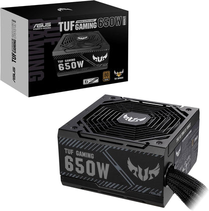 ASUS TUF Gaming 650W ATX12V 80 Plus Bronze Power Supply, TUF-GAMING-650B - Black (6 Years Warranty)