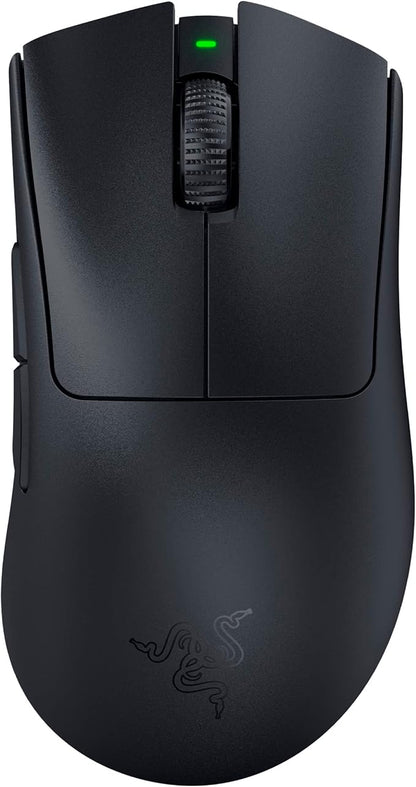 Razer DeathAdder V3 Pro - Ultra-lightweight Ergonomic Wireless Esports Gaming Mouse for Pro Esports - Classic Base/1000Hz (Black/White)