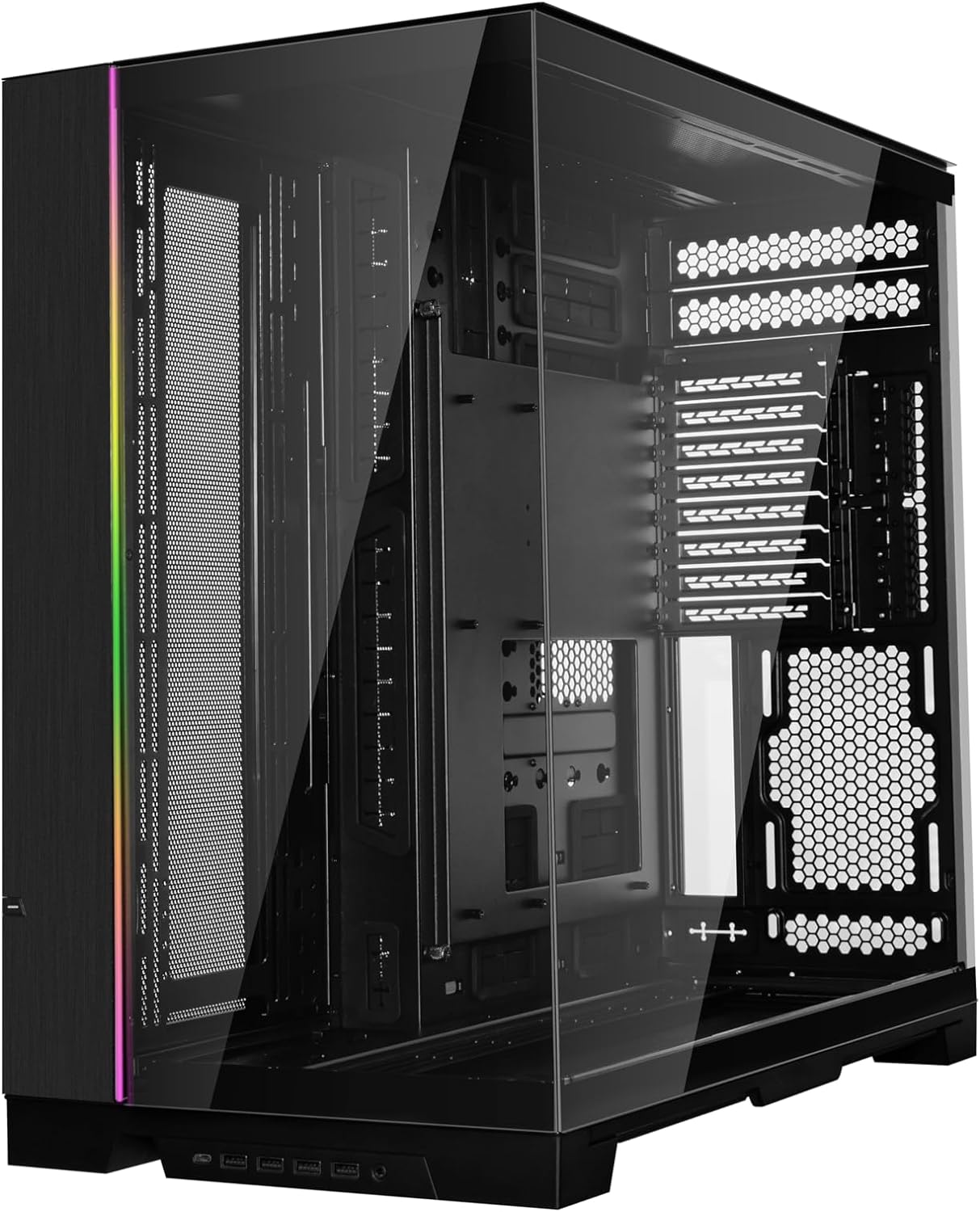【美品】 Lian Li O11 Dynamic EVO LIAN LI O11 Dynamic EVO XL Full-Tower Gaming Case (Black/White