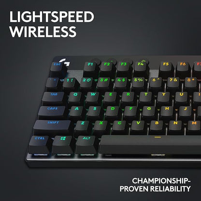 LOGITECH PRO X 60 LIGHTSPEED WIRELESS GAMING KEYBOARD - BLACK, WHITE, MAGENTA (GX-BROWN) 2Y