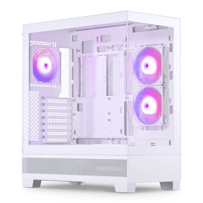 PHANTEKS XT SERIES XT VIEW ATX MID TOWER CASING - Tempered Glass, 3xM25-120 DRGB Fan, BLACK/WHITE