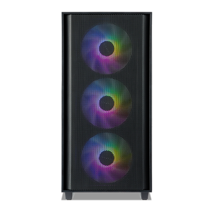Tecware Nexus Air M3 MATX Case, w/ 6 x ARGB Fans (Black)