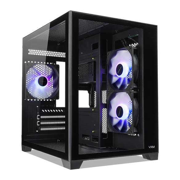 TECWARE VXM2 Dual Chamber MATX Case Black