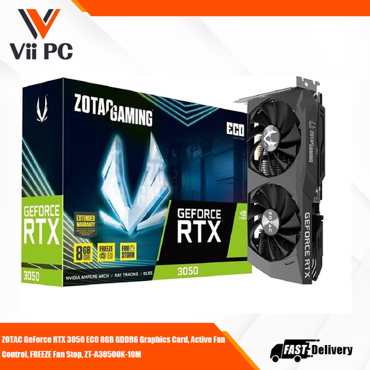 ZOTAC GeForce RTX 3050 ECO 8GB GDDR6 Graphics Card