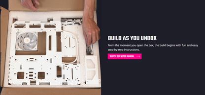 COOLER MASTER QUBE 500 FLATPACK QUBE Series ATX MID TOWER BLACK & WHITE EDITION CASE