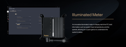 ASUS ProArt LC 420 ALL-IN-ONE CPU LIQUID COOLER w illuminated system status meter & 3 Noctua NF-A14, PWM 140mm fans