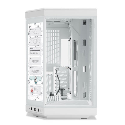 HYTE Y70 Touch Full Black/ Full White Dual Chamber Mid-Tower Chassis CASE - 3 Yrs Warranty