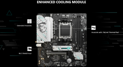 MSI B650M GAMING WIFI Socket AM5 2x M.2 Motherboard