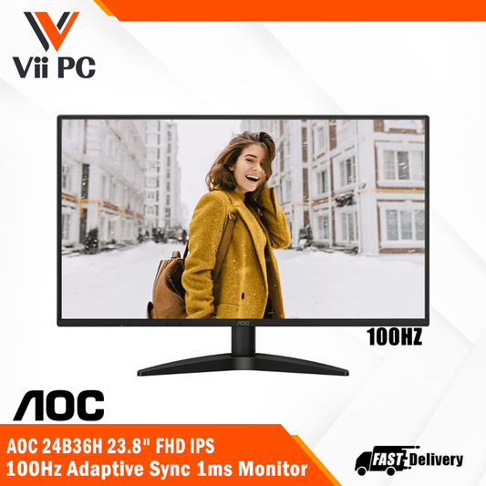 AOC 24B36H - 23.8" 100Hz IPS 4ms GtG / 1ms MPRT FHD Monitor