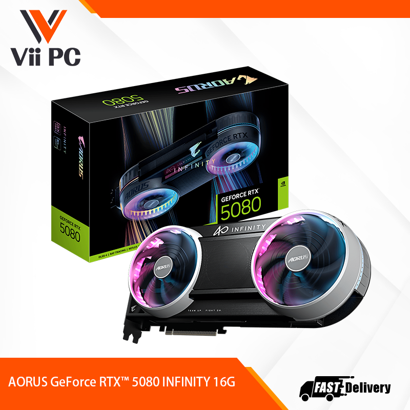 GIGABYTE AORUS GeForce RTX™ 5080 INFINITY 16GB