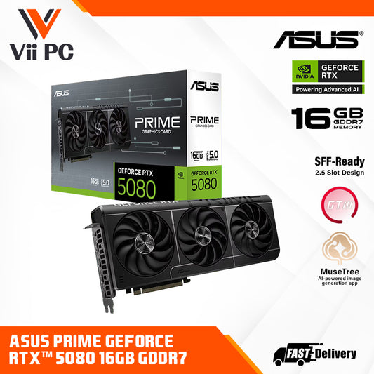ASUS PRIME GeForce RTX™ 5080 16GB GDDR7 Graphics Card