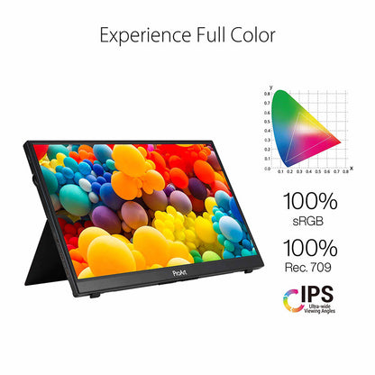 ASUS ProArt Display PA148CTV Portable Professional Monitor - 14" IPS, FHD (1920x1080), 100% sRGB, 100% Rec.709, Color Accuracy ΔE<2, Calman Verified, USB-C, 10-point Touch