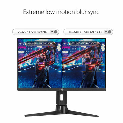 ASUS ROG Strix XG259CM Gaming Monitor - 24.5" FHD, 240Hz (Above 144Hz), 1ms (GTG), Fast IPS, Extreme Low Motion Blur Sync, USB Type-C, 120% sRGB, G-Sync compatible*, KVM support, tripod socket