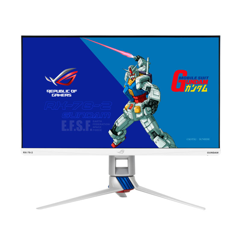 ASUS ROG Strix XG279Q-G GUNDAM EDITION HDR Gaming Monitor - 27" WQHD (2560 x 1440), Fast IPS, Overclockable 170Hz (Above 144Hz), 1ms (GTG), ELMB SYNC, G-SYNC Compatible, DisplayHDR™ 400