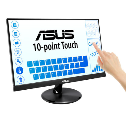 ASUS VT229H Touch Monitor - 22" (21.5" viewable) FHD (1920x1080), 10-point Touch, IPS, 178° Wide Viewing Angle, Frameless, Flicker free, Low Blue Light, HDMI, 7H Hardness