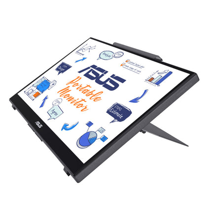 ASUS ZenScreen Ink MB14AHD Portable Monitor - 14" FHD (1920x1080) IPS, 10-point touch, Stylus Pen (MPP2.0), USB Type-C, Micro HDMI, ergo kickstand, tripod socket, ASUS Flicker Free and Low Blue Light, ZenScreen sleeve