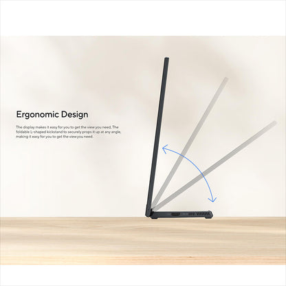ASUS ZenScreen MB16QHG Portable Monitor - 16" 16:10 WQXGA (2560x1600) IPS, 120Hz refresh rate, DisplayHDR™ 400, 100% DCI-P3, L-shaped kickstand, tripod, USB Type-C®, HDMI®, Flicker Free, Low Blue Light, ZenScreen sleeve