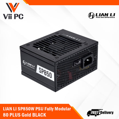 LIAN LI SP850 (850W) 80 Plus® Gold Fully Modular Performance SFX Form Factor Power Supply (PCIe 5.0 Ready)
