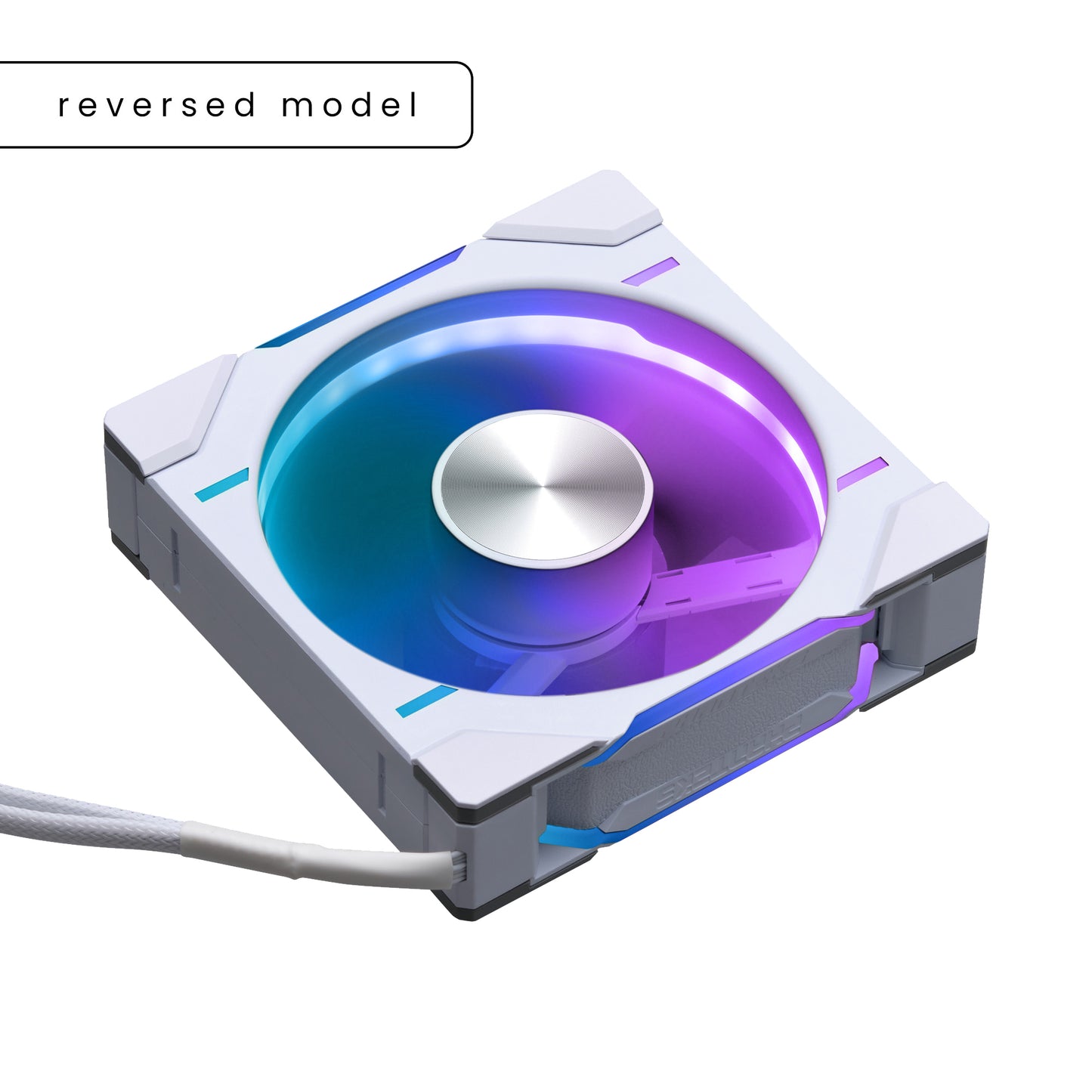 PHANTEKS D30 120mm PWM Fan, DRGB, Reversed Blade, 1Fan/3Fans BLACK/WHITE